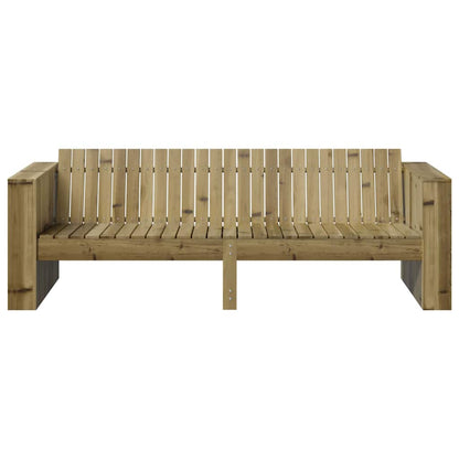 Gartensofa Grün 185.5 x 60 x 62 cm Imprägniertes Kiefernholz