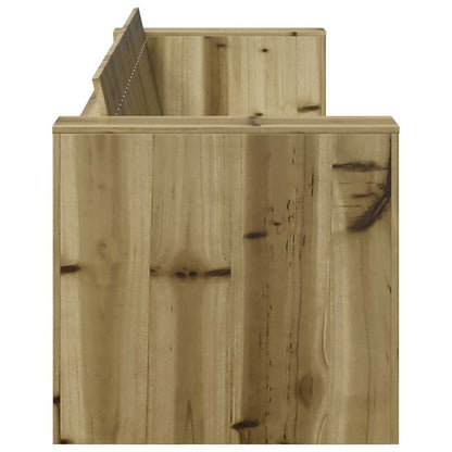 Gartensofa Grün 185.5 x 60 x 62 cm Imprägniertes Kiefernholz