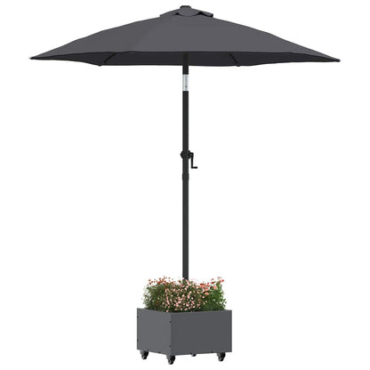 Parasol Untergrund mit Blumenkübel Anthrazit 45 x 45 x 45 cm