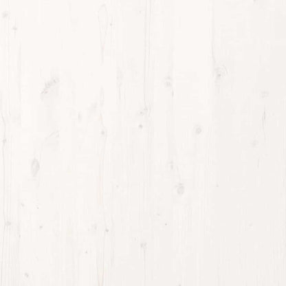 Bodenbettgestell Weiß 180 x 210 cm Massivholz Kiefer