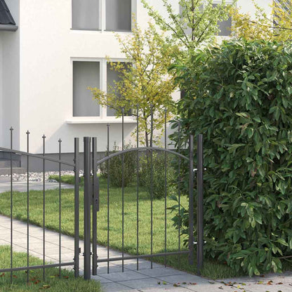 Gartentor, Zaun tor Grau 100 x 125 cm 125 x 100 cm Stahl