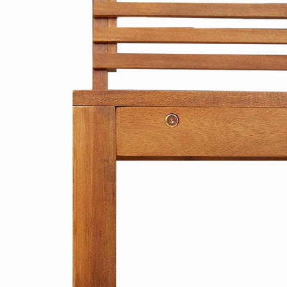 Gartenbänke Set 5 pcs Braun Akazie Massivholz