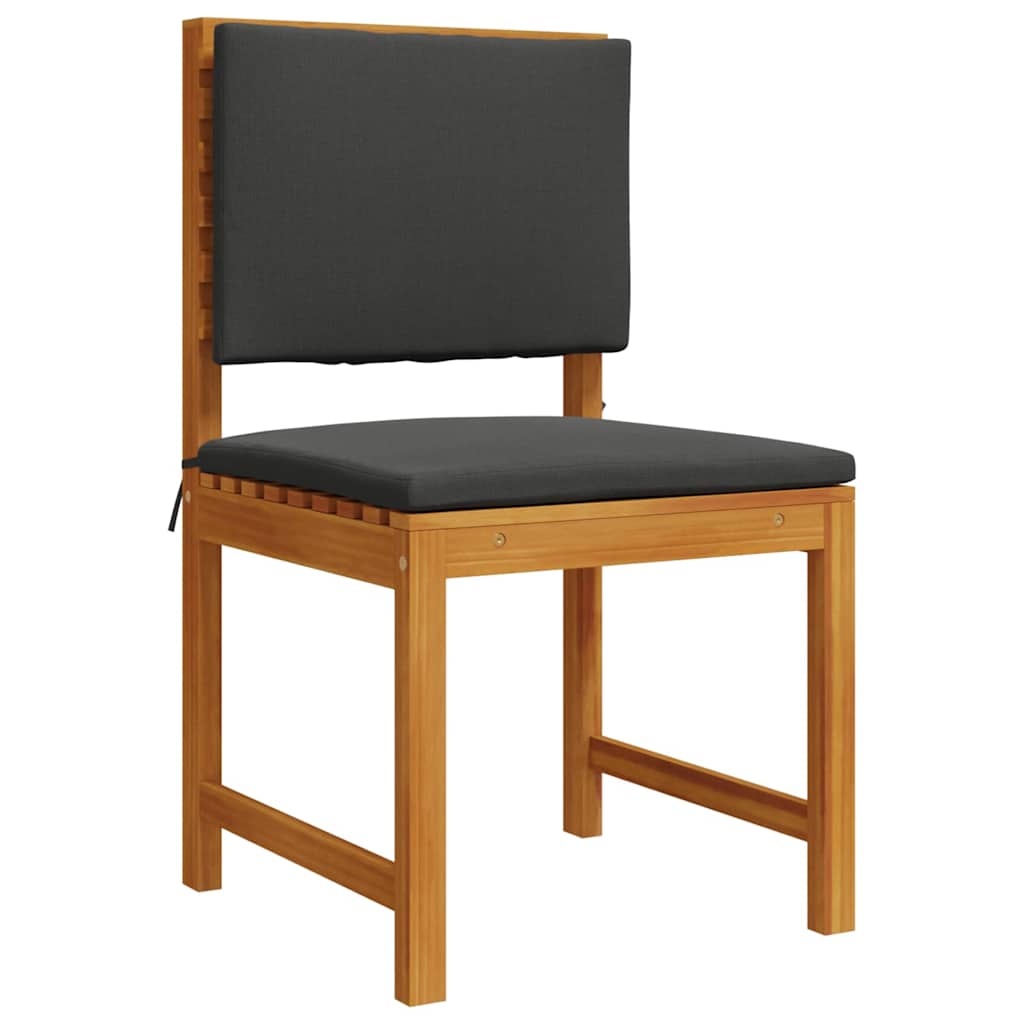 Gartenbänke Set 4 pcs Braun Akazie Massivholz