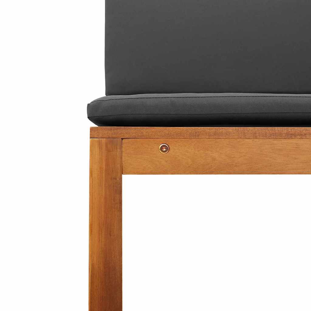 Gartenbänke Set 5 pcs Braun Akazie Massivholz