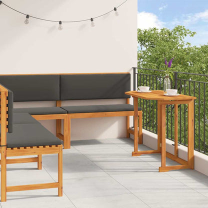 Gartenbänke Set 4 pcs Braun Akazie Massivholz