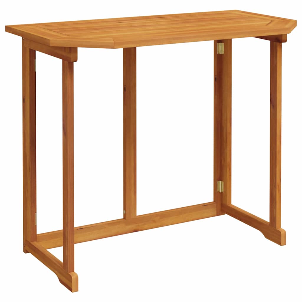 Garten Bistro Set 4 pcs Braun Akazie Massivholz