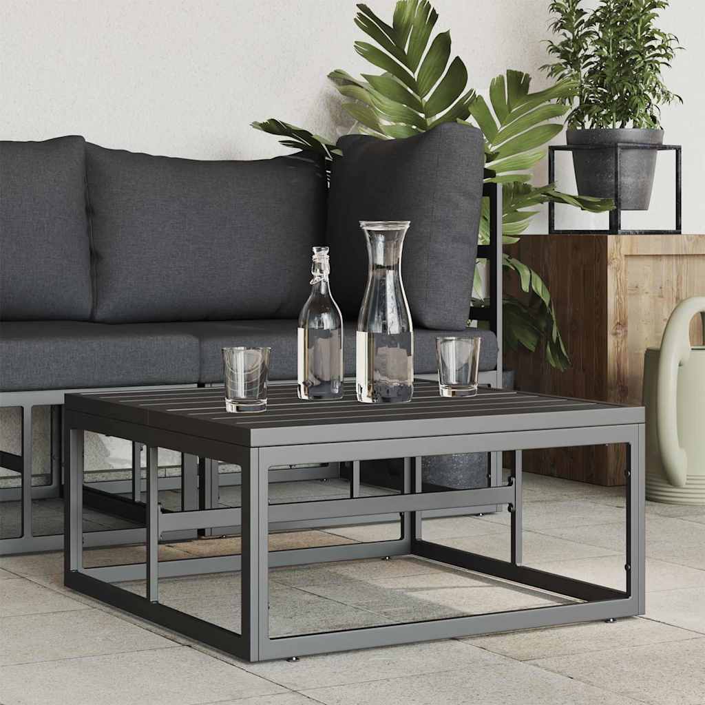 Gartenmöbel Schwarz Aluminium