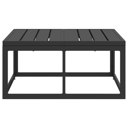Gartenmöbel Schwarz Aluminium