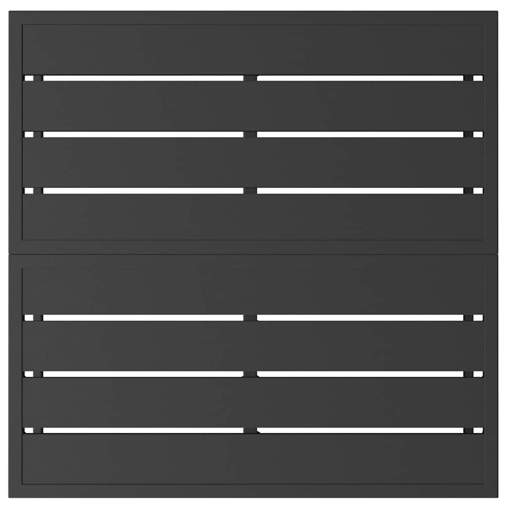 Gartenmöbel Schwarz Aluminium