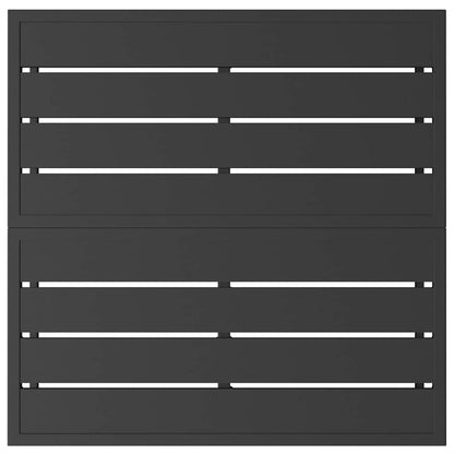 Gartenmöbel Schwarz Aluminium