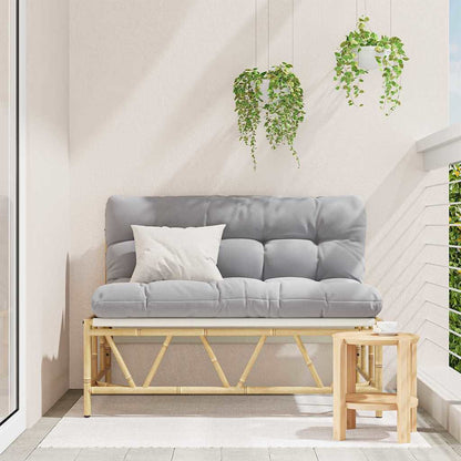 Gartenbank Hellgrau 110 x 75 x 71 cm Stahl