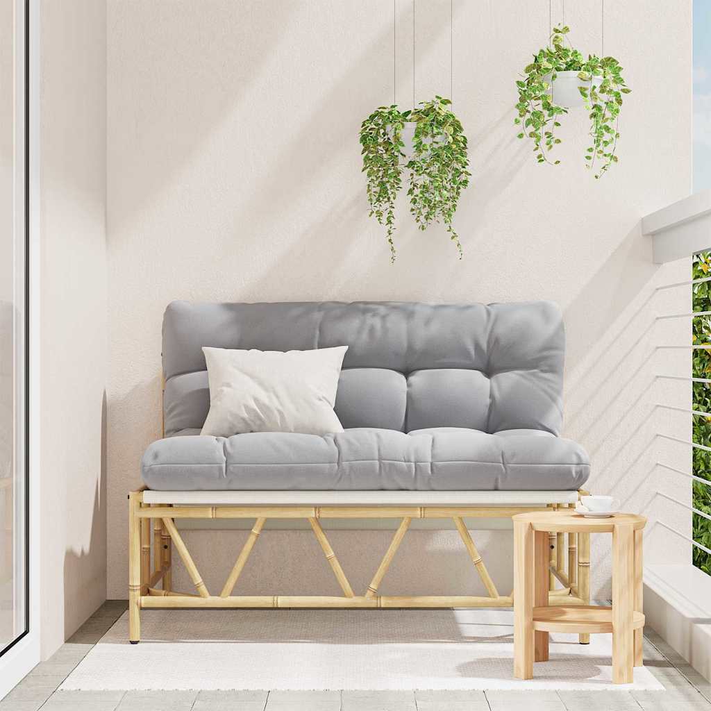 Gartenbank Hellgrau 110 x 75 x 71 cm Stahl