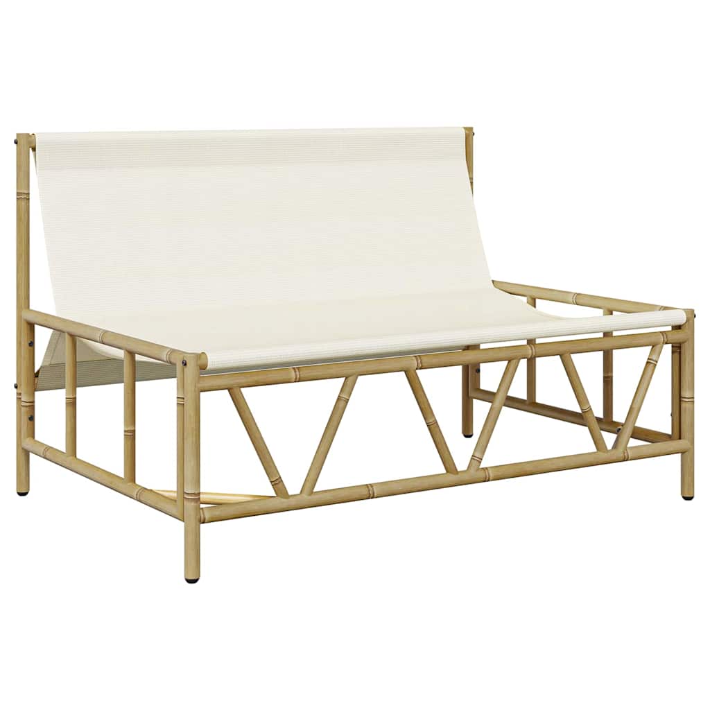 Gartenbank Hellgrau 110 x 75 x 71 cm Stahl