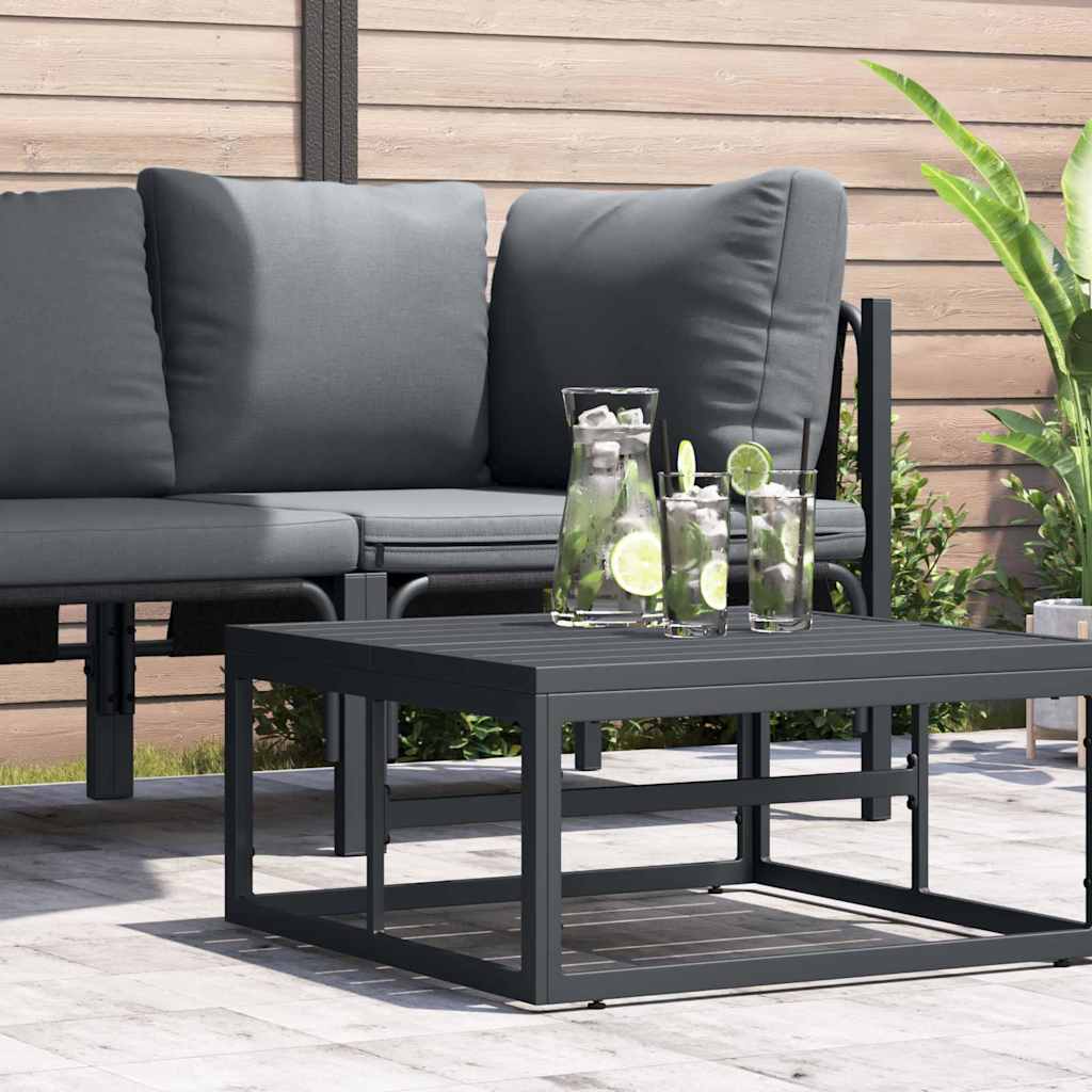 Gartenmöbel Anthrazit Stahl