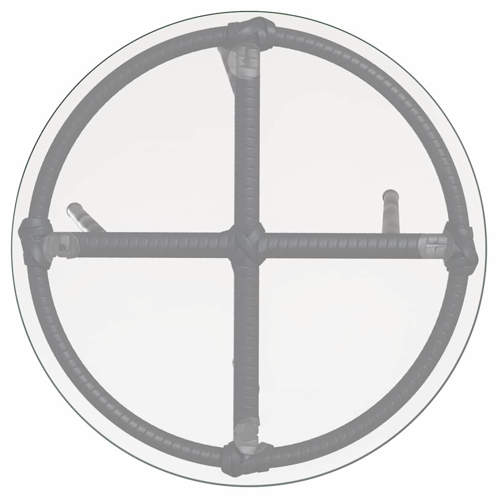 Garten Essgruppe 3 pcs Schwarz und Anthrazit Poly-Rattan, Stahl