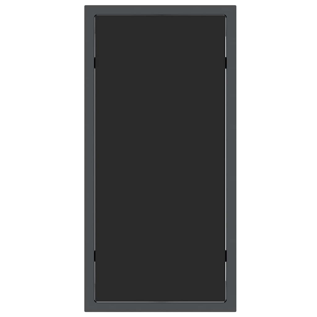 Sonnenliegen mit Tisch 2-Person 3 pcs Schwarz und Anthrazit