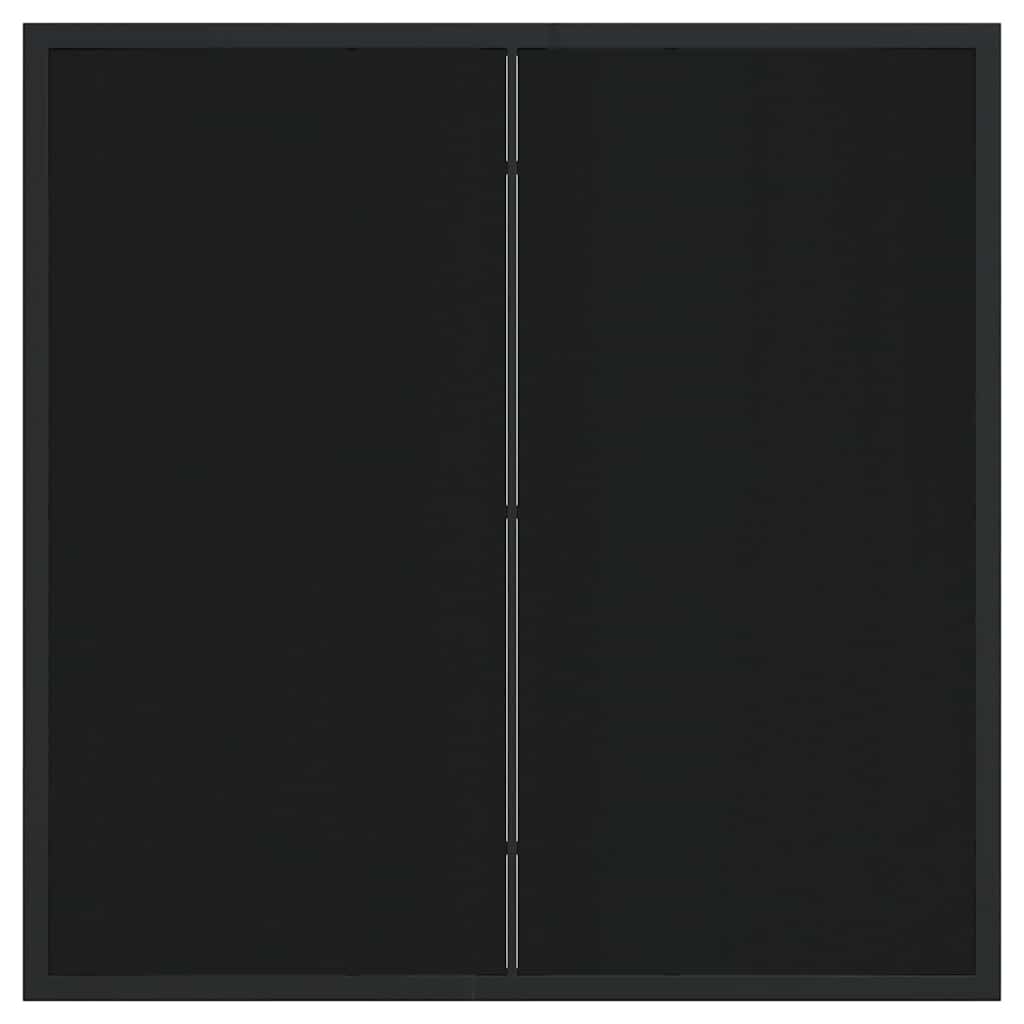 Gartentisch Schwarz 80 x 80 x 73 cm Massivholz Teak