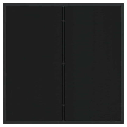 Gartentisch Schwarz 80 x 80 x 73 cm Massivholz Teak