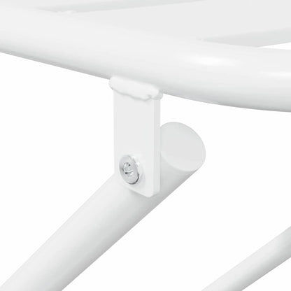 Bistrogarnitur 3 pcs Weiß Stahl