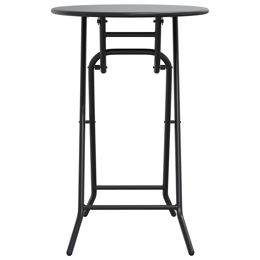 Gartentisch Anthrazit 50 x 50 x 72 cm Stahl