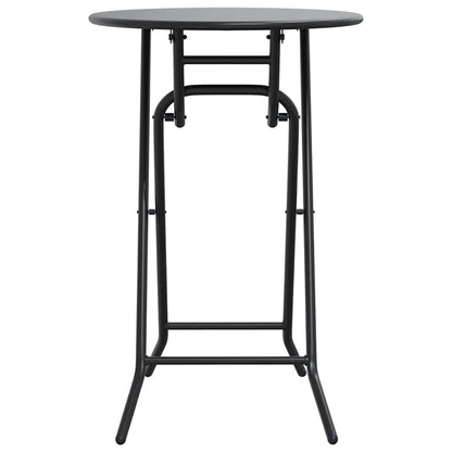 Gartentisch Anthrazit 50 x 50 x 72 cm Stahl