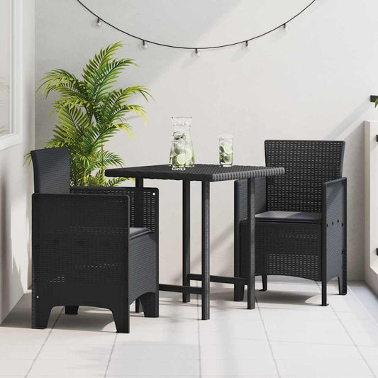 Gartenstuhl 2 pcs Anthrazit 53 x 49 x 85 cm PP