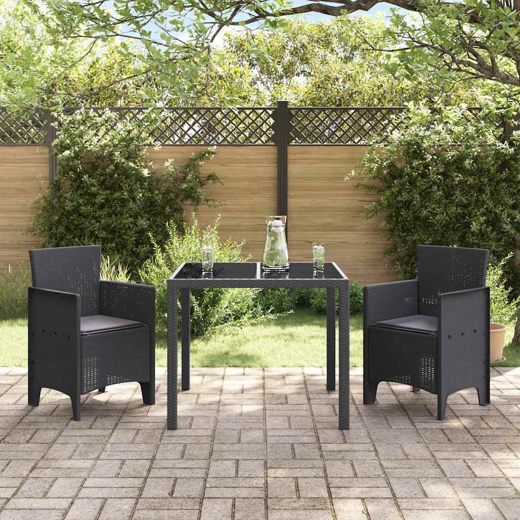 Gartenstuhl 2 pcs Anthrazit 53 x 49 x 85 cm PP