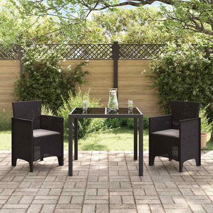 Gartenstuhl 2 pcs Braun 53 x 49 x 85 cm PP