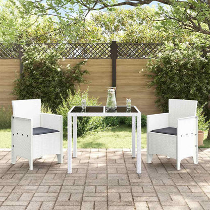 Gartenstuhl 2 pcs Weiß 53 x 49 x 85 cm PP