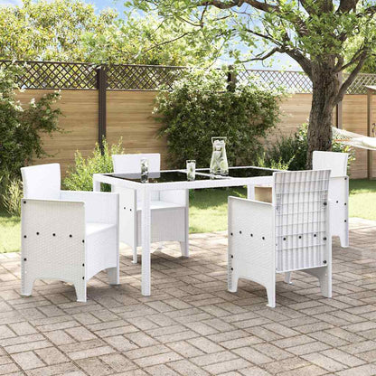 Gartenstuhl 4 pcs Weiß 53 x 49 x 85 cm PP