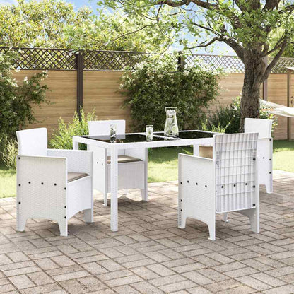 Gartenstuhl 4 pcs Weiß 53 x 49 x 85 cm PP