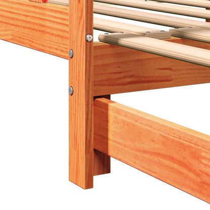 Ausziehbares Tagesbett Wachsbraun 2 x (80 x 200) cm