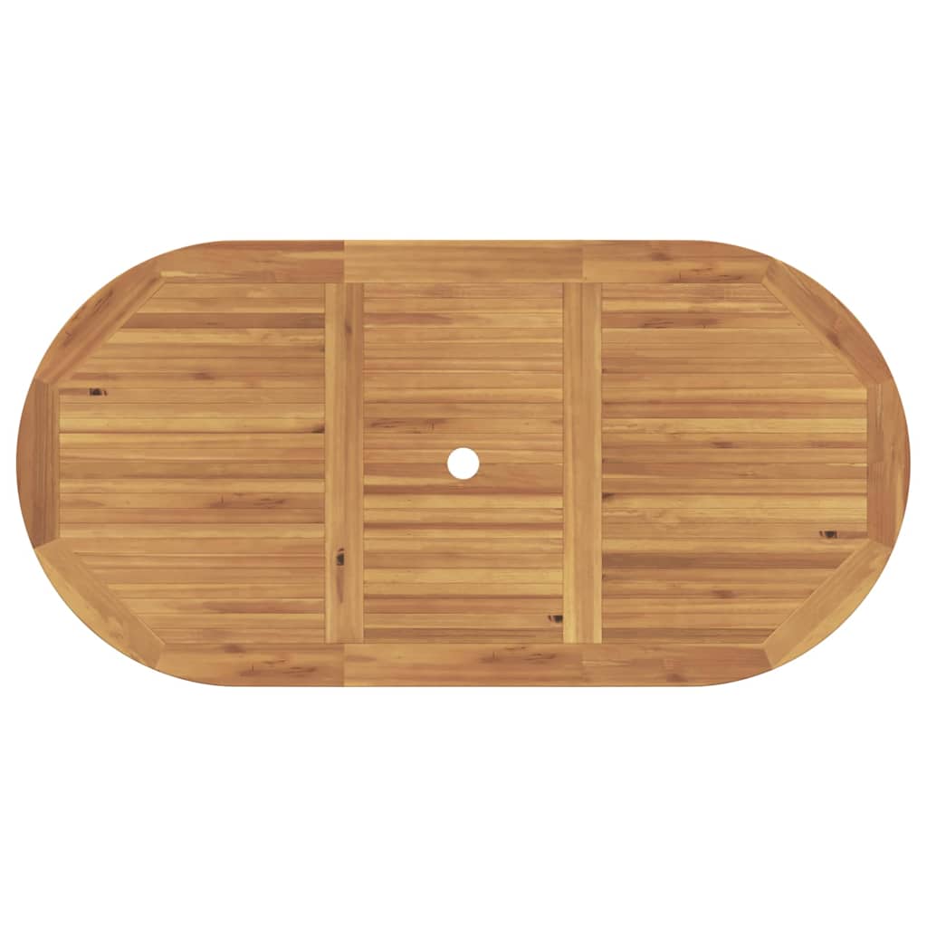 Garten Essgruppe 5 pcs Braun Teak-Massivholz