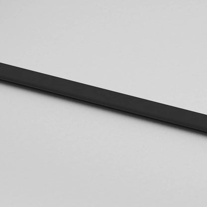Schiebetür mit Beschlag Schwarz 102,5x205 cm Hartglas