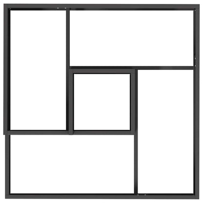 Gartenblumentopf Schwarz 60 x 60 x 50 cm Stahl
