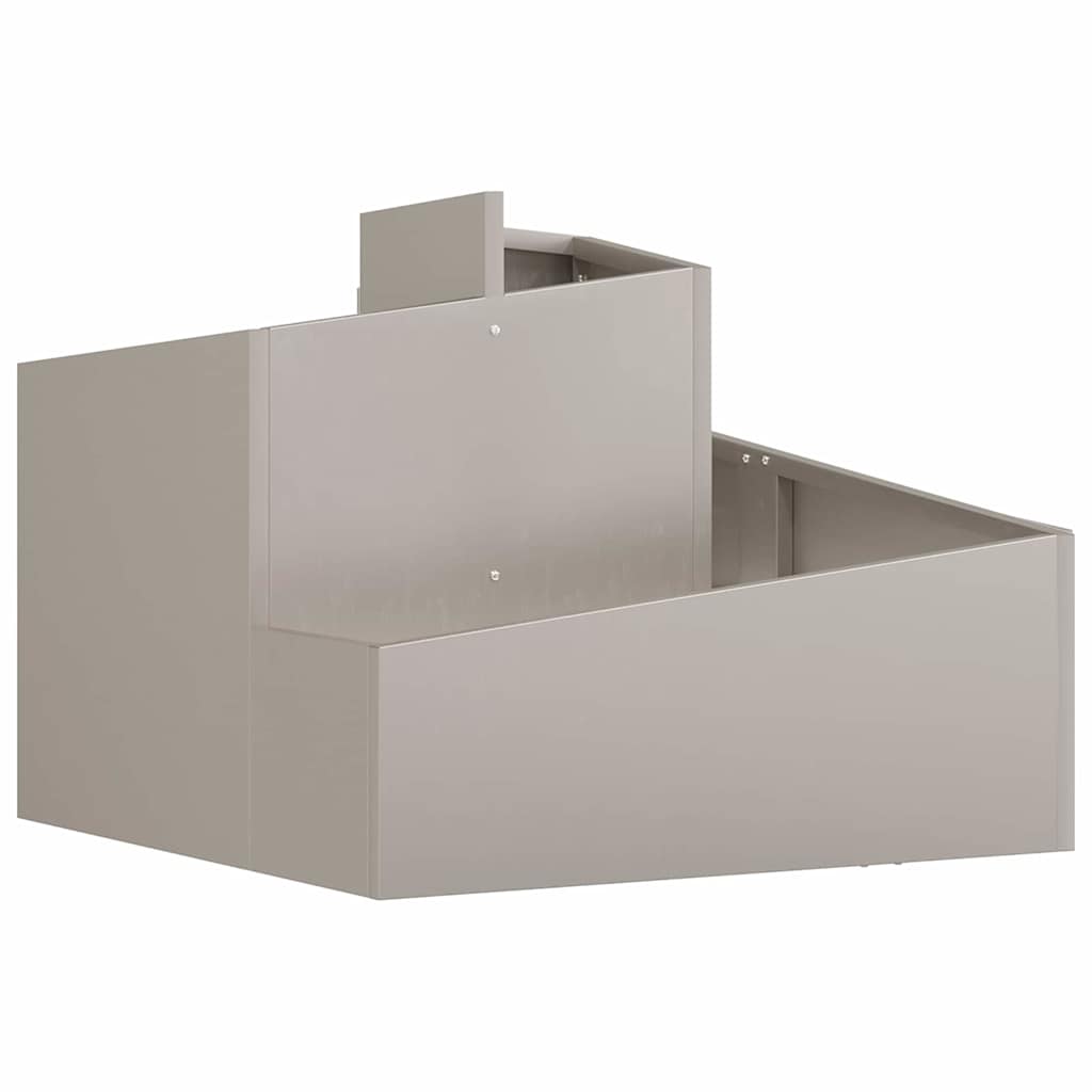Gartenblumentopf Braun 60 x 60 x 50 cm Wetterfeststahl