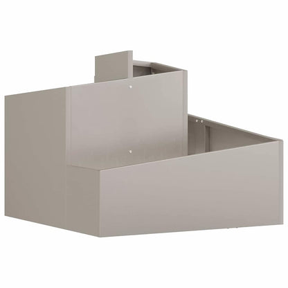 Gartenblumentopf Braun 60 x 60 x 50 cm Wetterfeststahl
