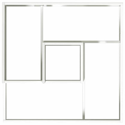 Gartenblumentopf Weiß 80 x 80 x 50 cm Kaltgewalzter Stahl