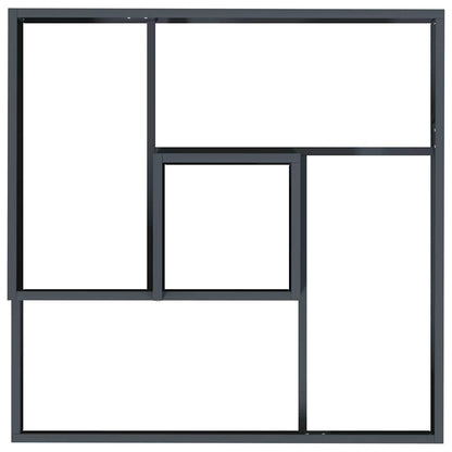 Gartenblumentopf Anthrazit 80 x 80 x 50 cm Kaltgewalzter Stahl