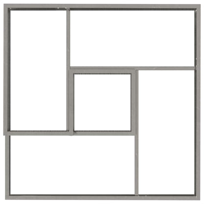 Gartenblumentopf Silber 80 x 80 x 50 cm Verzinkter Stahl