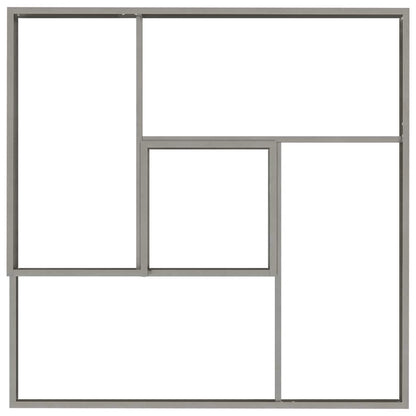Gartenblumentopf Silber 100 x 100 x 50 cm Edelstahl