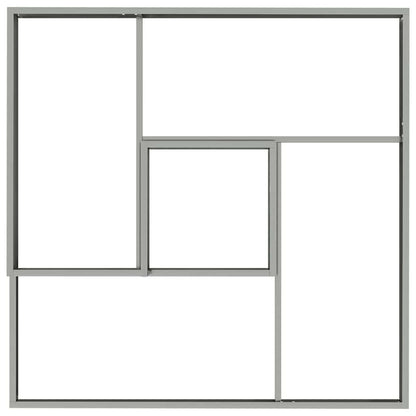 Gartenblumentopf Silber 100 x 100 x 50 cm Verzinkter Stahl