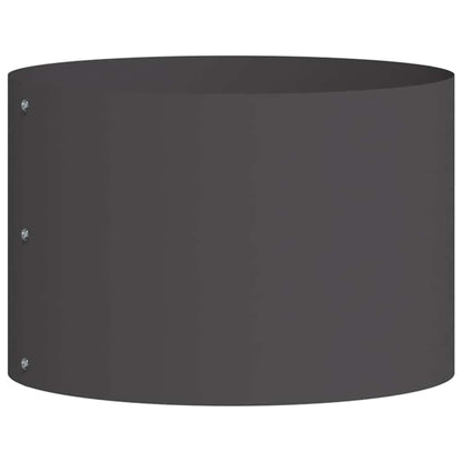 Gartenblumentopf Schwarz 30 x 30 x 20 cm Stahl