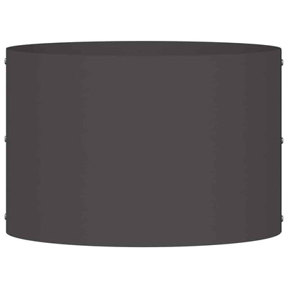 Gartenblumentopf Schwarz 30 x 30 x 20 cm Stahl