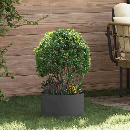 Gartenpflanzer 5 pcs Schwarz 30 x 30 x 20 cm Stahl