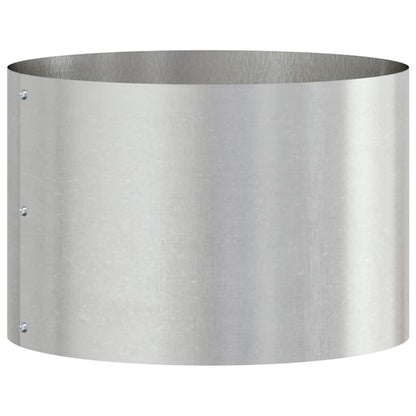 Gartenblumentopf Silber 30 x 30 x 20 cm Edelstahl