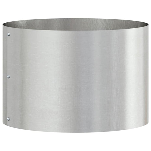 Gartenblumentopf Silber 30 x 30 x 20 cm Edelstahl