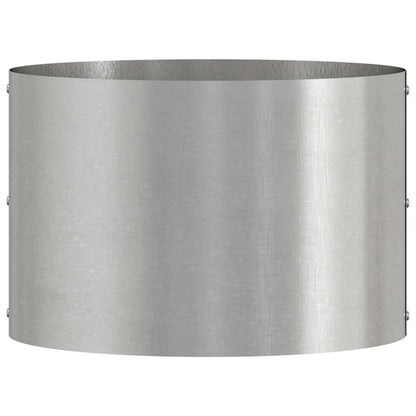 Gartenblumentopf Silber 30 x 30 x 20 cm Edelstahl