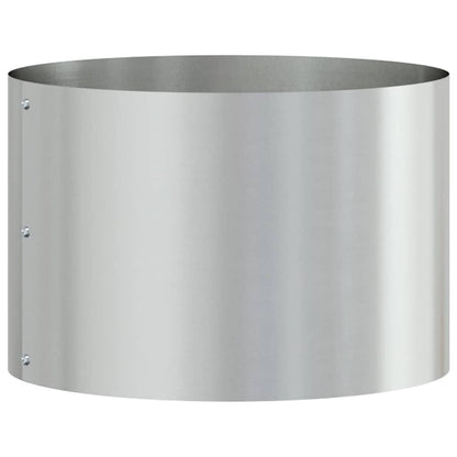 Gartenblumentopf Silber 30 x 30 x 20 cm Verzinkter Stahl