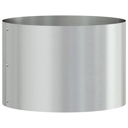 Gartenblumentopf Silber 30 x 30 x 20 cm Verzinkter Stahl